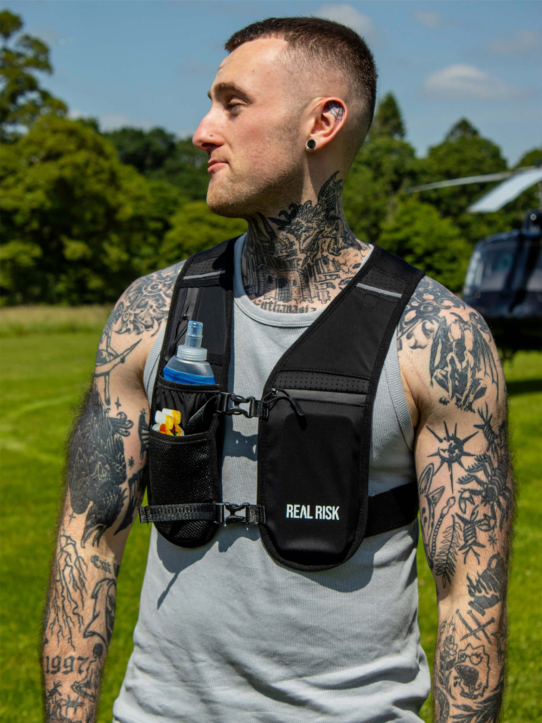 UltraX Lightweight Running Vest with 500ml Soft Flask