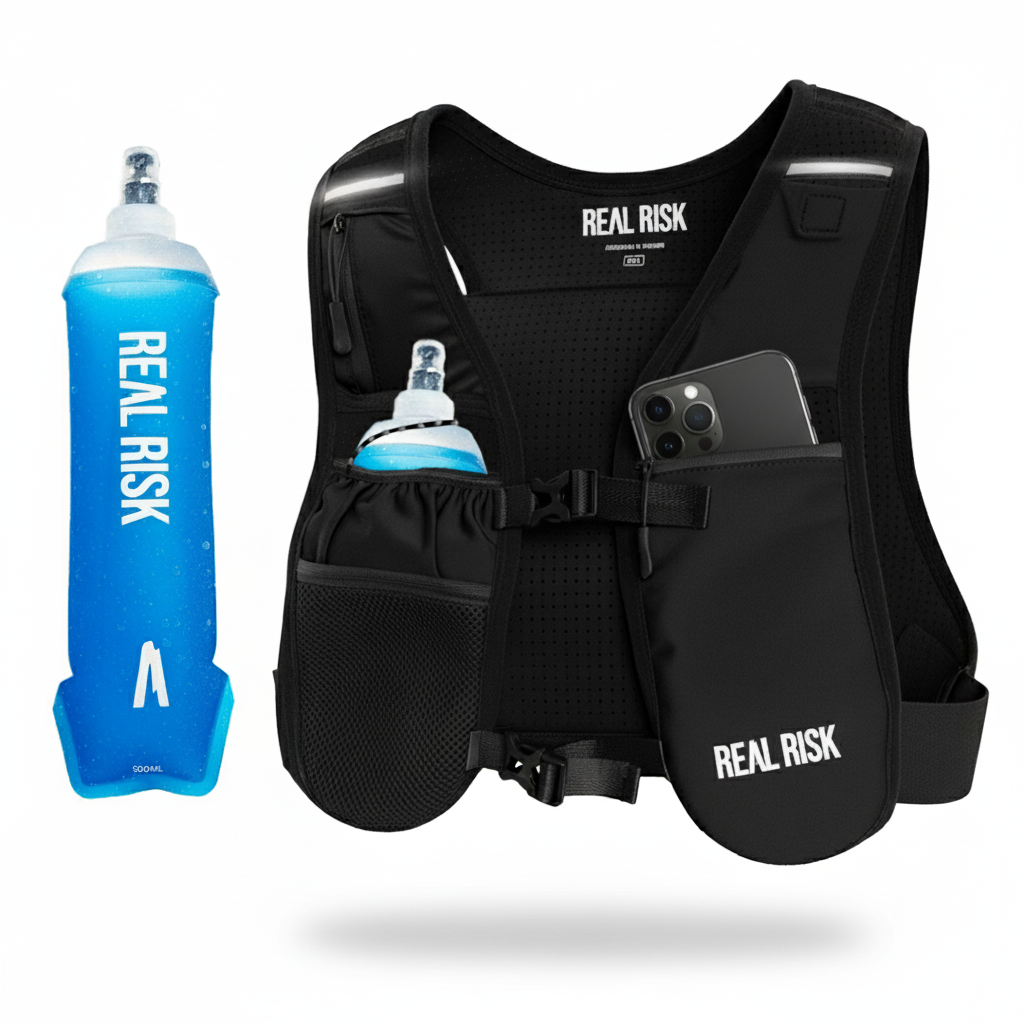 UltraX Lightweight Running Vest with 500ml Soft Flask