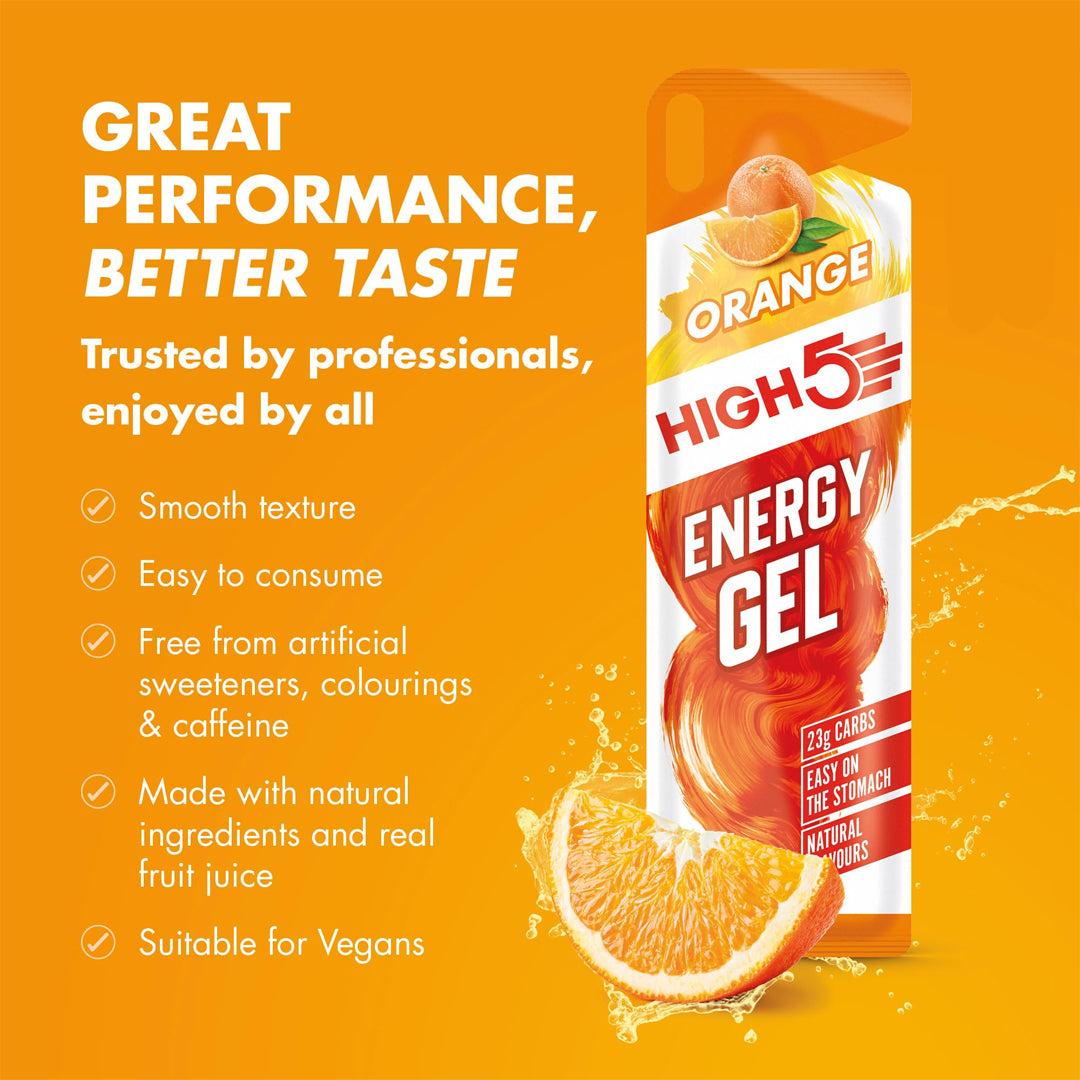 High 5 Nutrition Aqua Energy Gel Orange