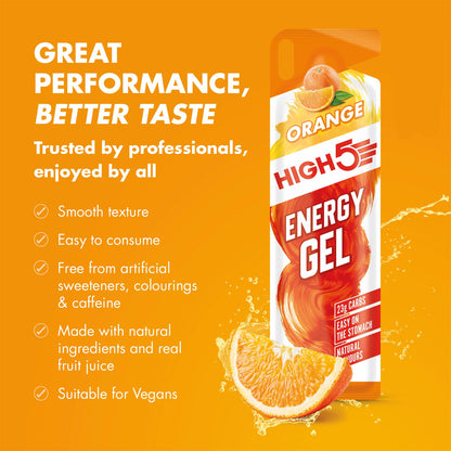 High 5 Nutrition Aqua Energy Gel Orange
